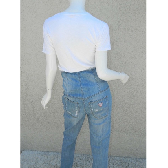 Guess Women High Waisted Mom Jeans Blue Size 31 - Picture 5 of 8
